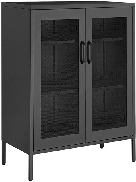 songmics steel storage cabinet office cabinet with storage shelves|Metal Storage Cabinet Black .